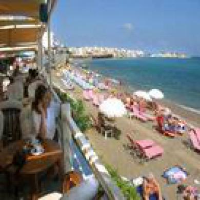 Ferienwohnung Flisvos Beach (Adults Only) Rethymno Exterior foto